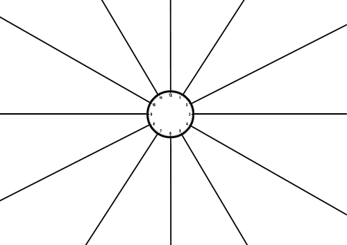 Blank Revision Clock PDF