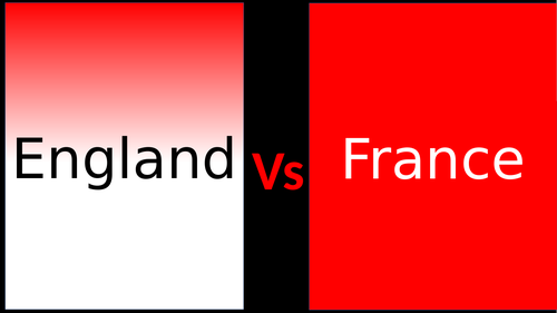 England and France, Geography, Facts, Compare