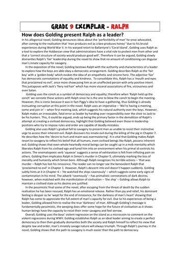 Lord of the flies essay pdf picture