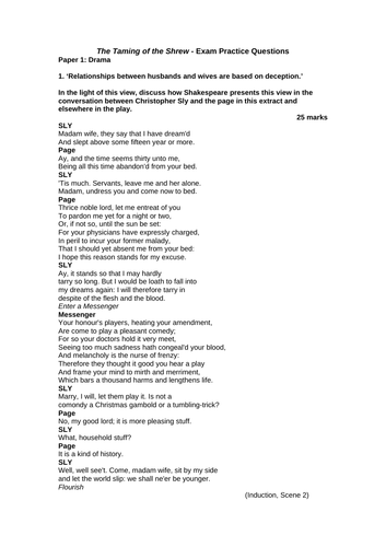 Aqa A Level English Literature Love Through The Ages The - 