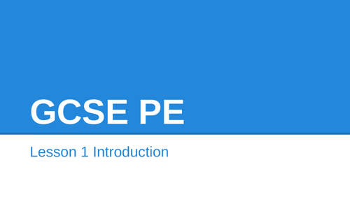 AQA GCSE PE 9-1 Paper 1 lessons, Worksheets and End of unit tests.