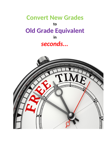 Old GCSE Grade Conversion Chart - Easy to Understand