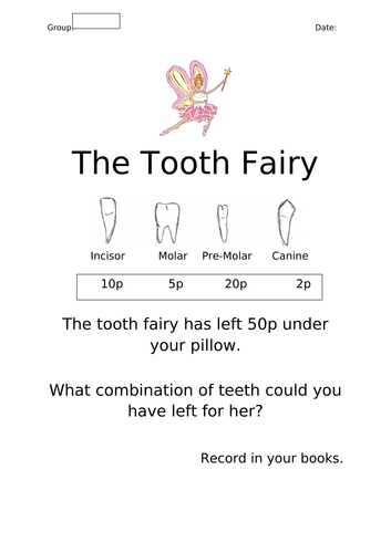 Tooth fairy Money problems