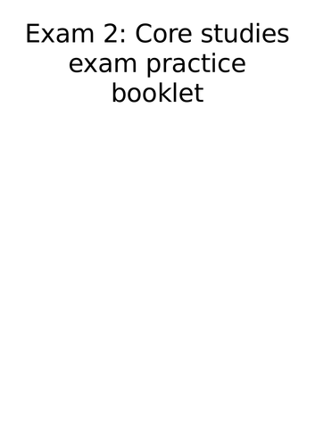 OCR Psychology Core Studies