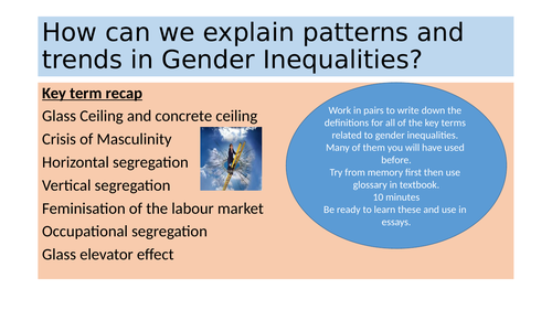 Lessons for paper 2 OCR sociology a level inequalities using purple book 1