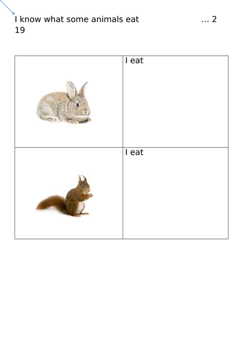 What animals eat. | Teaching Resources