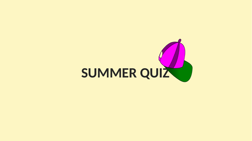 Summer Quiz