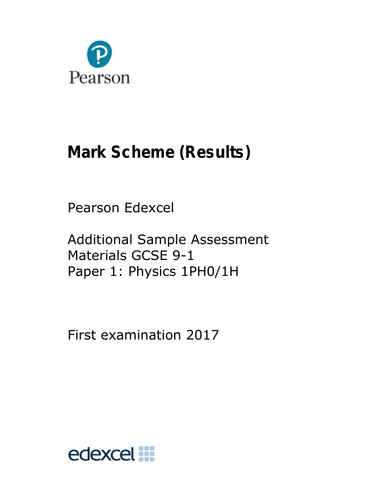 Edexcel 9-1 Physics Sample Papers Exam Papers