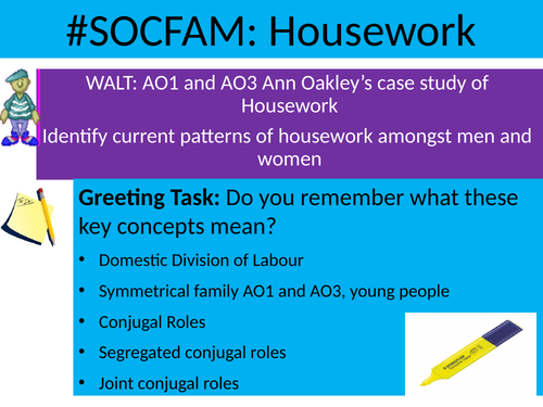 Sociology #SOCFAM Families Lesson 46 Ann Oakley