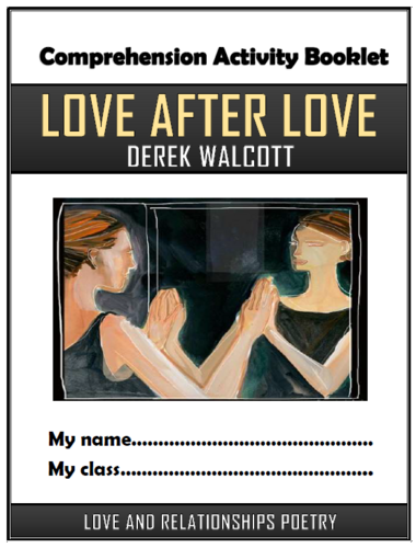 Love After Love Comprehension Activities Booklet!