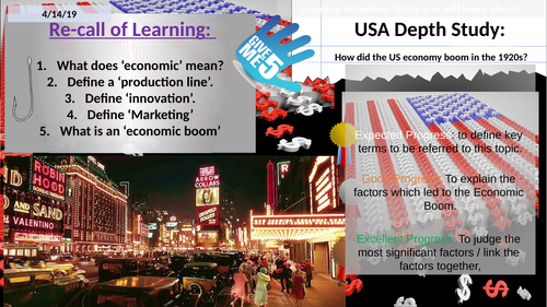 What Were The Causes Of The Us Economic Boom In The 1920s Teaching Resources 1156