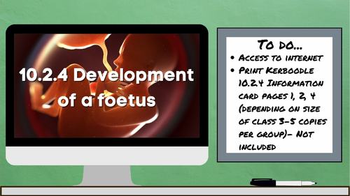 10 2 4 Development Of A Foetus Aqa Ks3 Activate 1 Teaching Resources