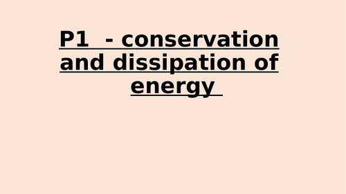 Physics paper 1 revision