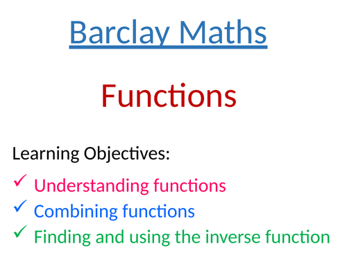 Functions