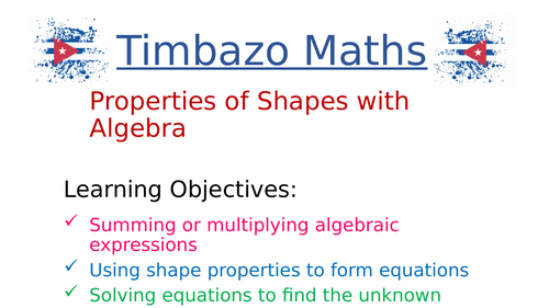 Shapes with Algebra