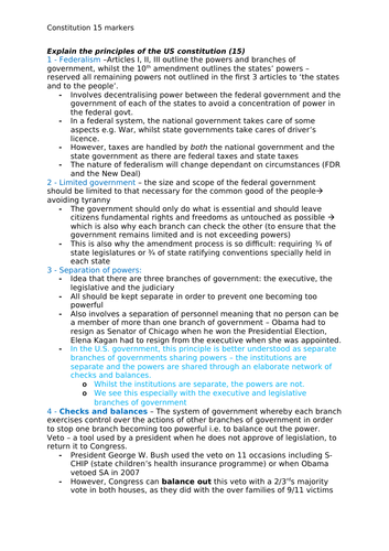 us politics edexcel essay plans