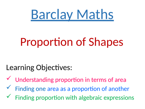 Proportion of Shapes