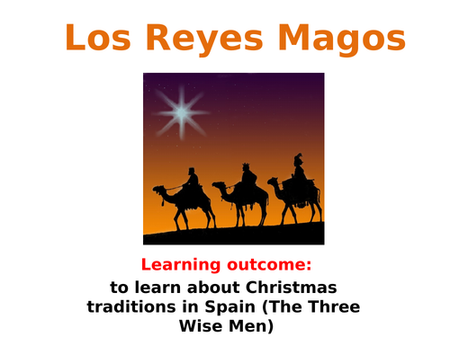 Los Reyes Magos Three Wise Men lesson