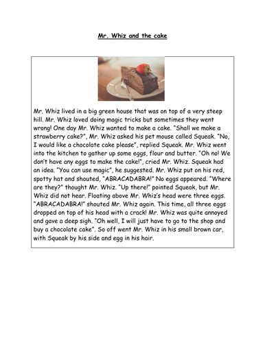 Year 2 Reading comprehensions KS1 Low to medium ability