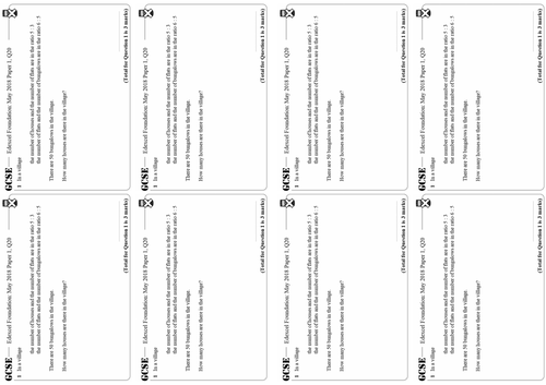 Ratio - Foundation & Higher GCSE Questions