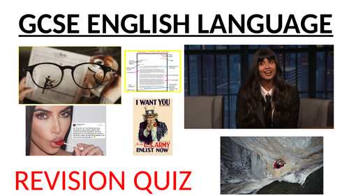 Complete Paper 1 & Paper 2 Revision PowerPoint & Quiz - GCSE English Language