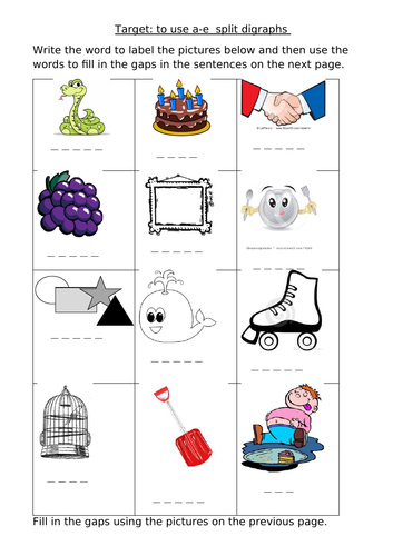 Phonics worksheets year 1 phase 5