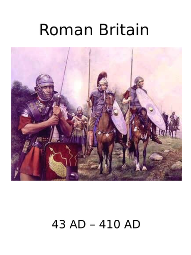 Timeline & Market Place Activity: Roman Britain 43-419AD