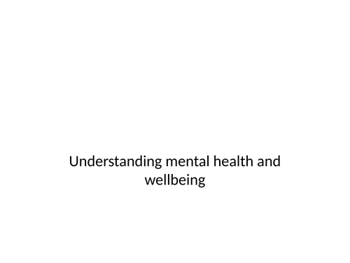 Year 9 and Year 10 mental health SOW