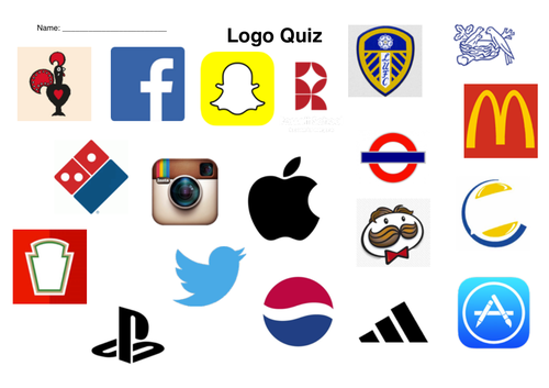 Logo Quiz - Free and Printable Logo Quiz