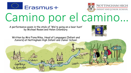 KS2 KS3 Primary Spanish Performance Poem - Camino por el camino