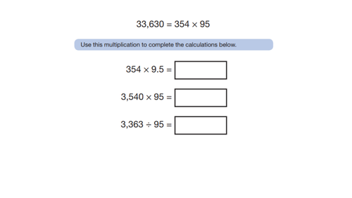 Powers of 10 KS2 SATs Maths Question