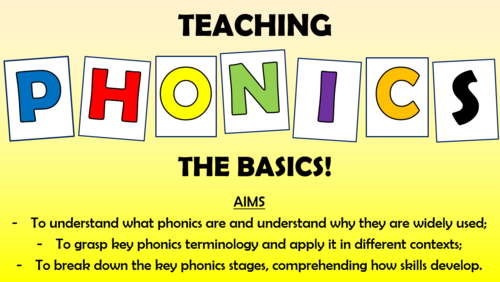 Teaching Phonics: The Basics CPD Session!