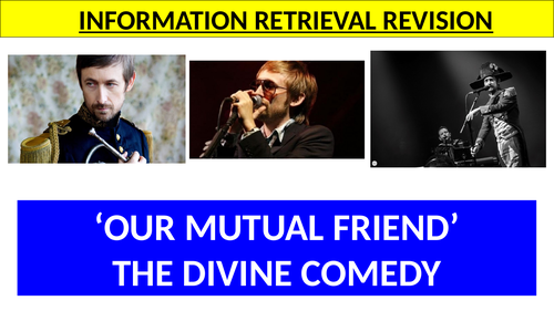 Information retrieval - A Mutual Friend by The Divine Comedy (GCSE English Language)