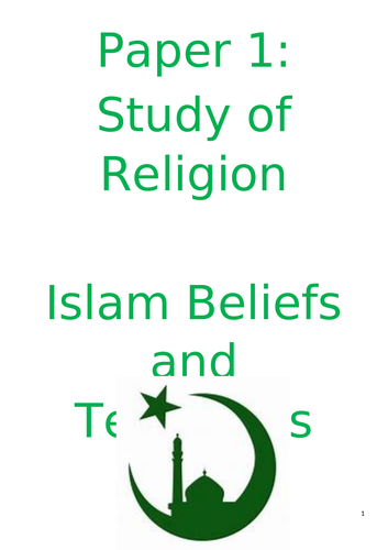 Aqa Islam Beliefs And Teachings Simplified Revision Guide With Exam