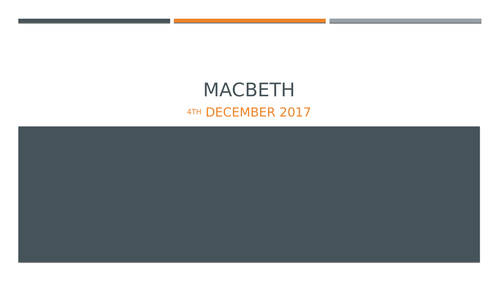 Macbeth quiz