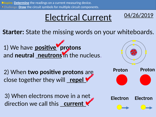 GCSE Physics: Electrical Current