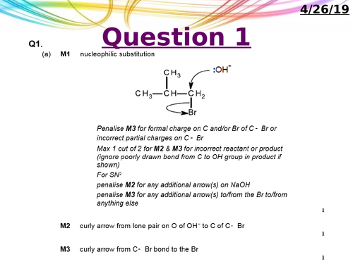 Organic A level (7505) Mechanisms