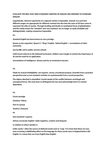 Regional variation essay picture