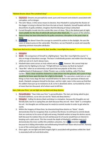 macbeth character essay plans