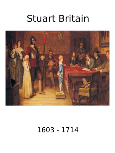 Timeline & Market Place Activity: Stuart Britain 1603 - 1714