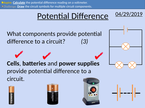GCSE Physics: Potential Difference