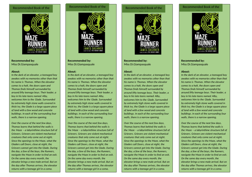 Accelerated Reader - Recommended Book of the Week