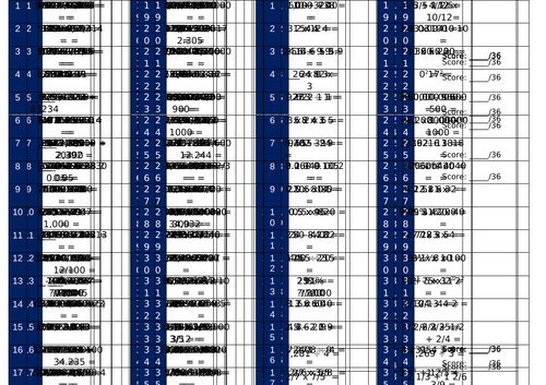 19 full length arithmetic tests - A5 size