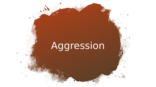 Paper 3- Aggression  powerpoint