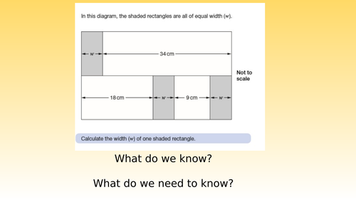 Missing Measurements SATs Question Review