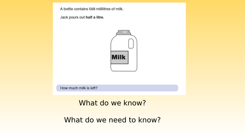 ml and l SATs Question Review