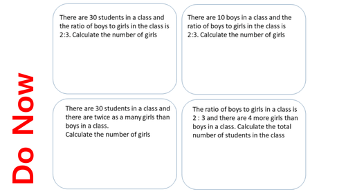 Higher GCSE Ratio Approaches