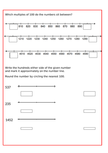 Rounding the the nearest 100 differentiated