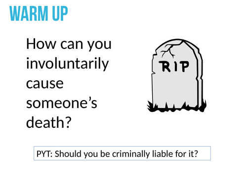 Applied Law 2017 Unlawful Act Manslaughter (Constructive) and Gross Negligence