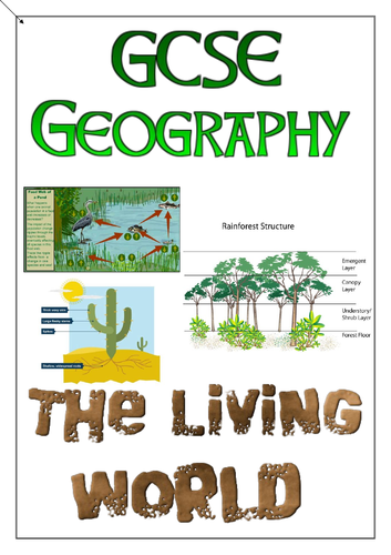 AQA GCSE Geography - Living World Revision Workbook